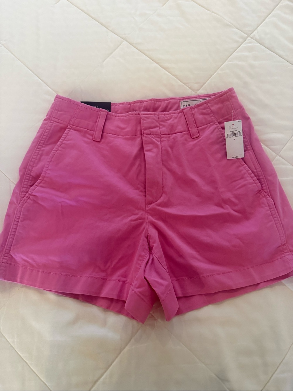 GAP Pink Women's Casual Bermuda Shorts